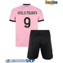 Maglie da calcio Juventus Randal Kolo Muani #9 Seconda Maglia Bambino 2026-27 Manica Corta + Pantaloni corti)